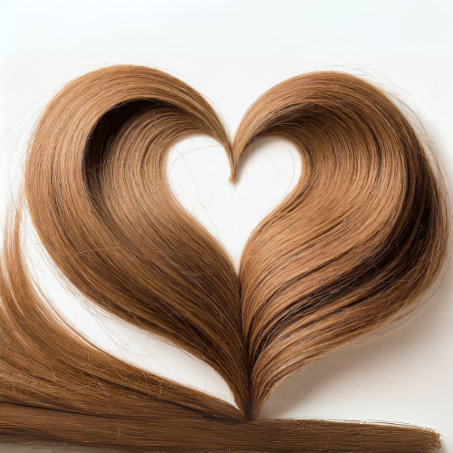 Haare mit Herz Haare mit Herz